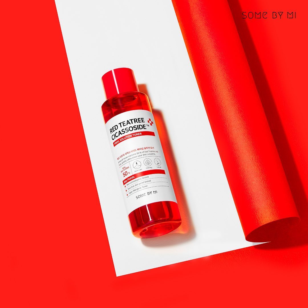 تونر چای قرمز سام بای می<br>SOME BY MI Red Tea Tree Cicassoside Toner