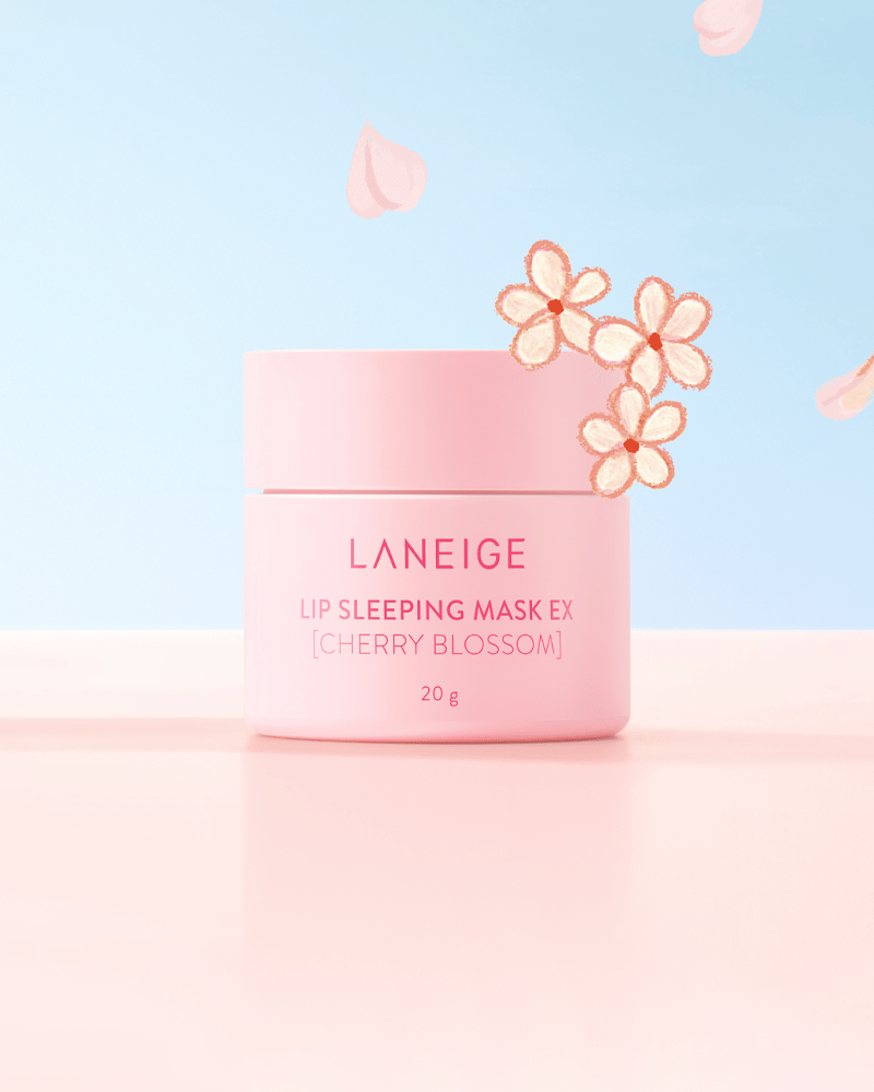 ماسک لب لیمیتد ادیشن شکوفه گیلاس لانیژ<br>LANEIGE Cherry Blossom Lip Mask