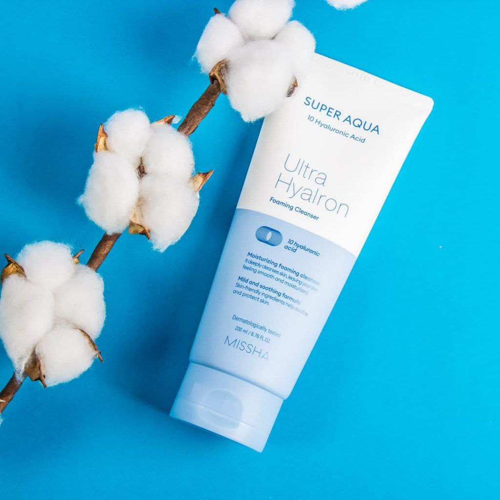 فوم سوپر آکوا هیالورونیک میشا<br>MISSHA Super Aqua Ultra Hyalron Cleansing Foam