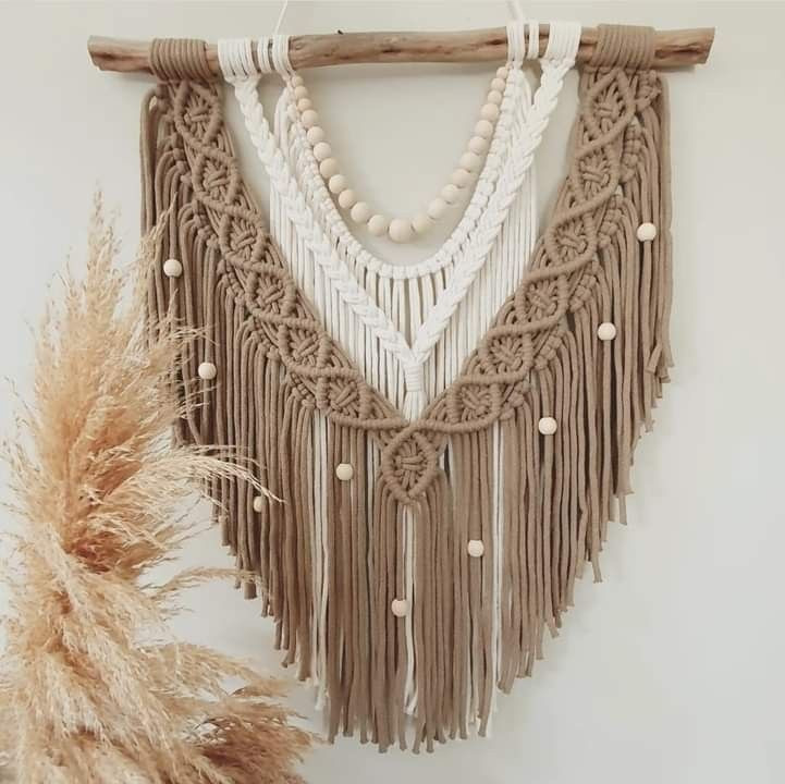 دیوارکوب مکرومه کد 362 برند گره چی و رنگ دلخواه