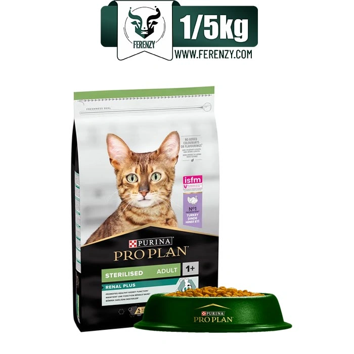 غذا خشک گربه بالغ پروپلن طعم بوقلمون مدل عقیم رنال پلاس وزن 1.5 کیلوگرم Proplan Renal Plus Sterilised