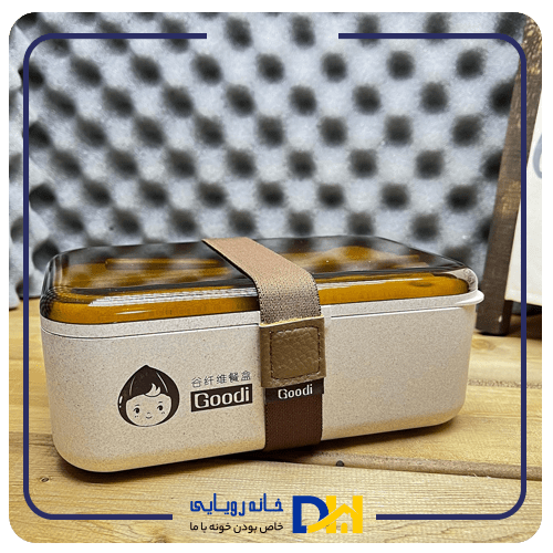 ظرف غذا یک طبقه الیاف گندم