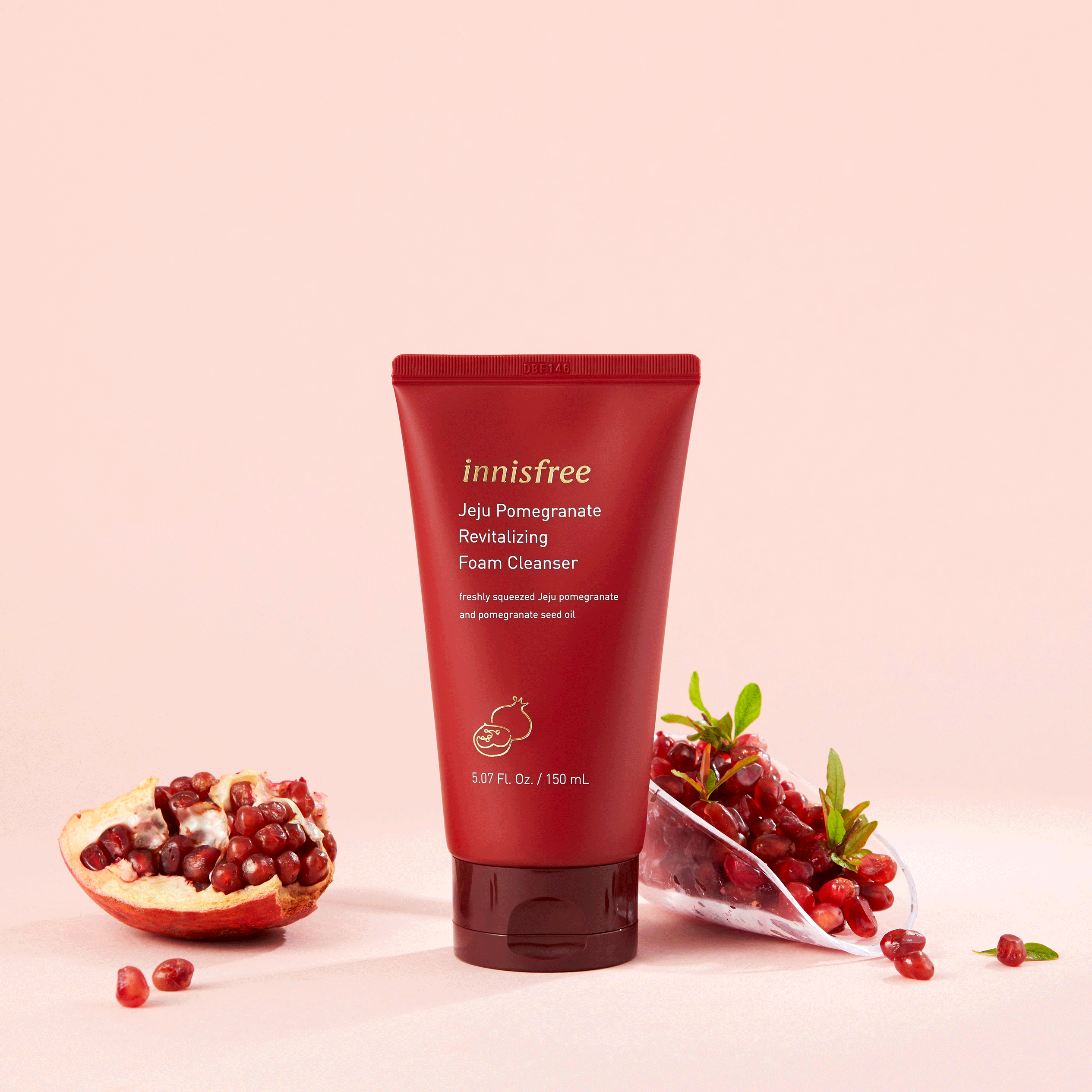 فوم انار اینیسفری<br>Innisfree Jeju Pomegranate Revitalizing Foam
