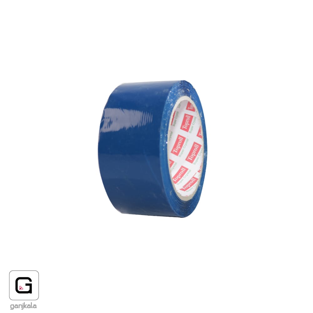 نوار چسب کریستال آبی 90 یارد Toproll