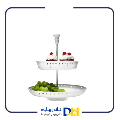 شیرینی خوری دوطبقه سفید ایکیا GARNERA