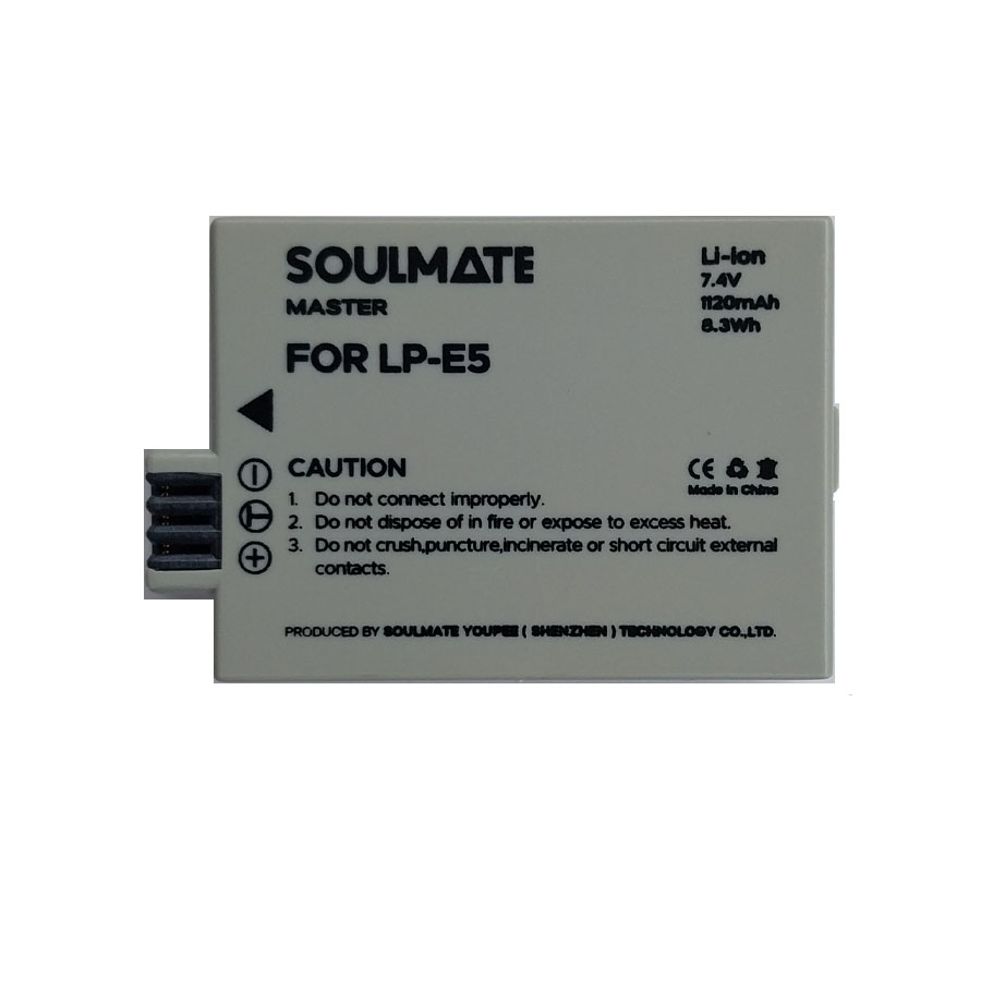 باطری دوربین کانن مدل سولمیت soulmate canon LP-E5
