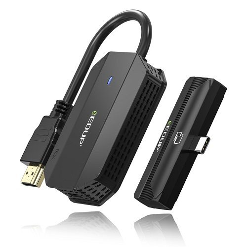 دانگل انتقال تصویر تایپ سی بی سیم برند EDUP مدل EH-WD9905C