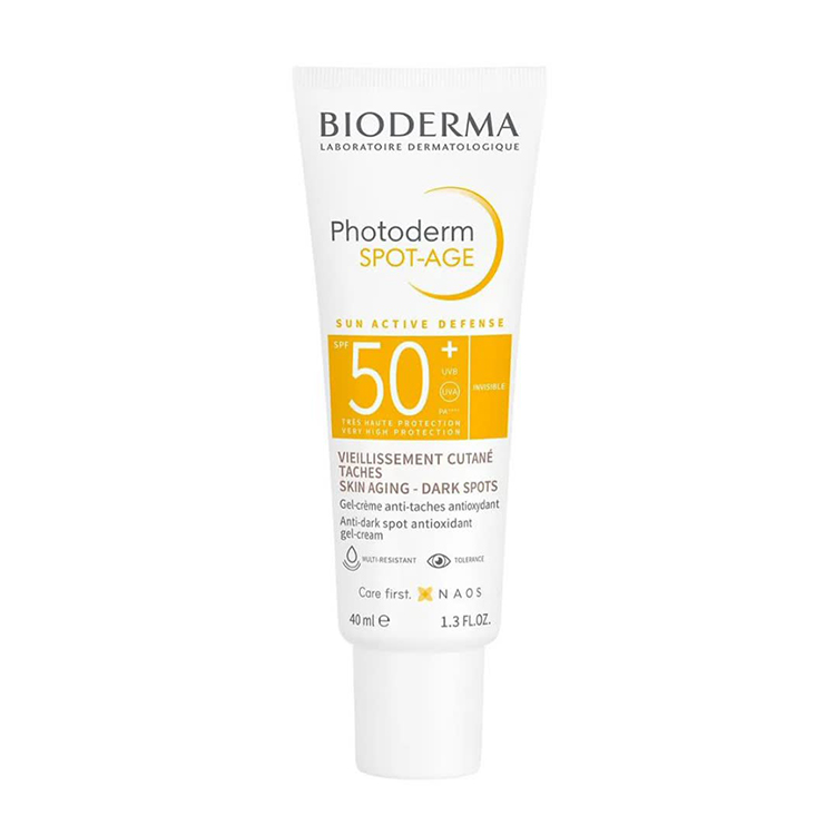 کرم ضد آفتاب و ضد لک بایودرما اسپات ایج SPF50 ، حجم ۴۰ میلی لیتر