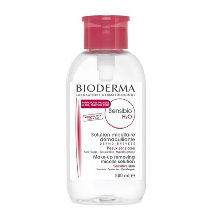 میسلار واتر بایودرما Sensibio H2O برای پوست حساس، حجم 250 و 500 میلی لیتر