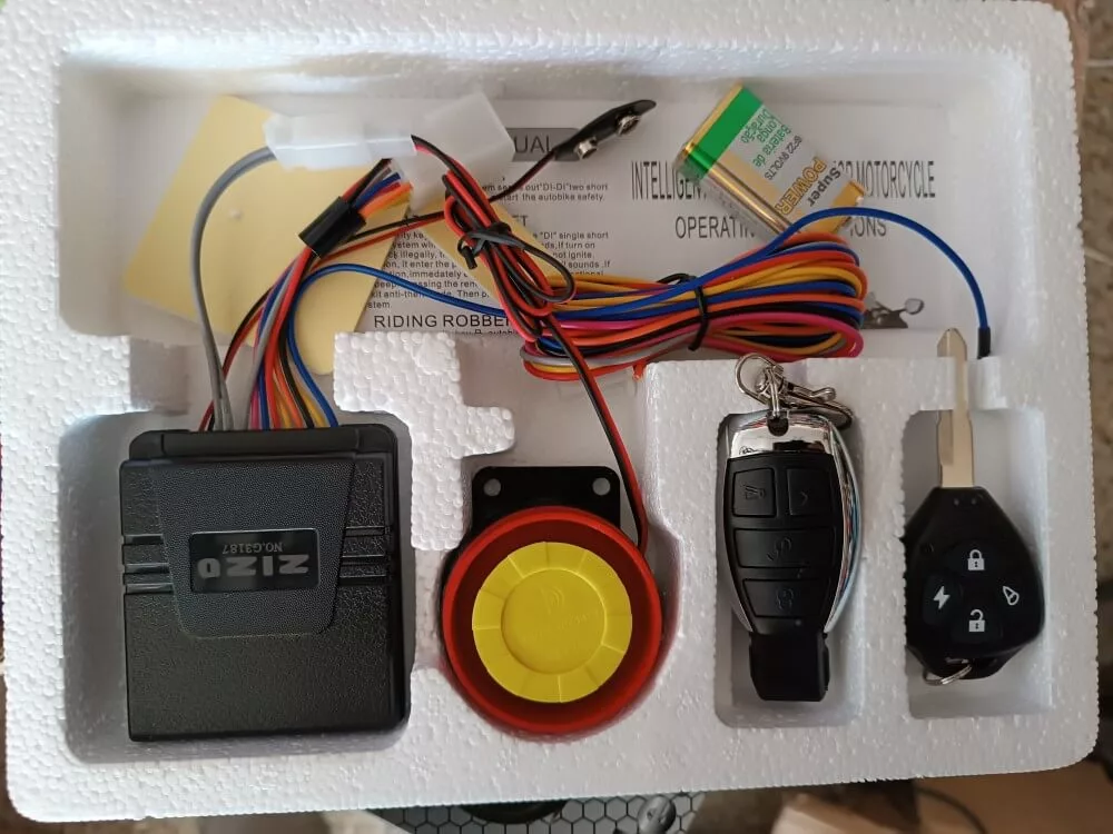 دزدگیر موتور سیکلت خارجی درجه یک کد Z523