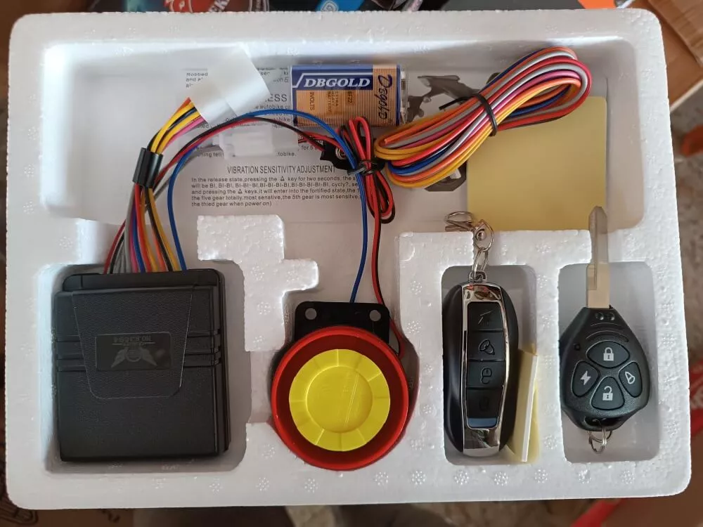 دزدگیر موتور سیکلت خارجی درجه یک کد N625