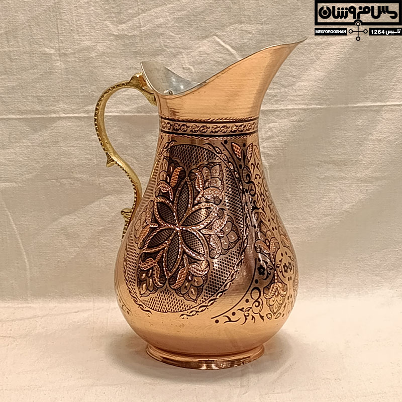 پارچ مسی 2 لیتر مدل آراز