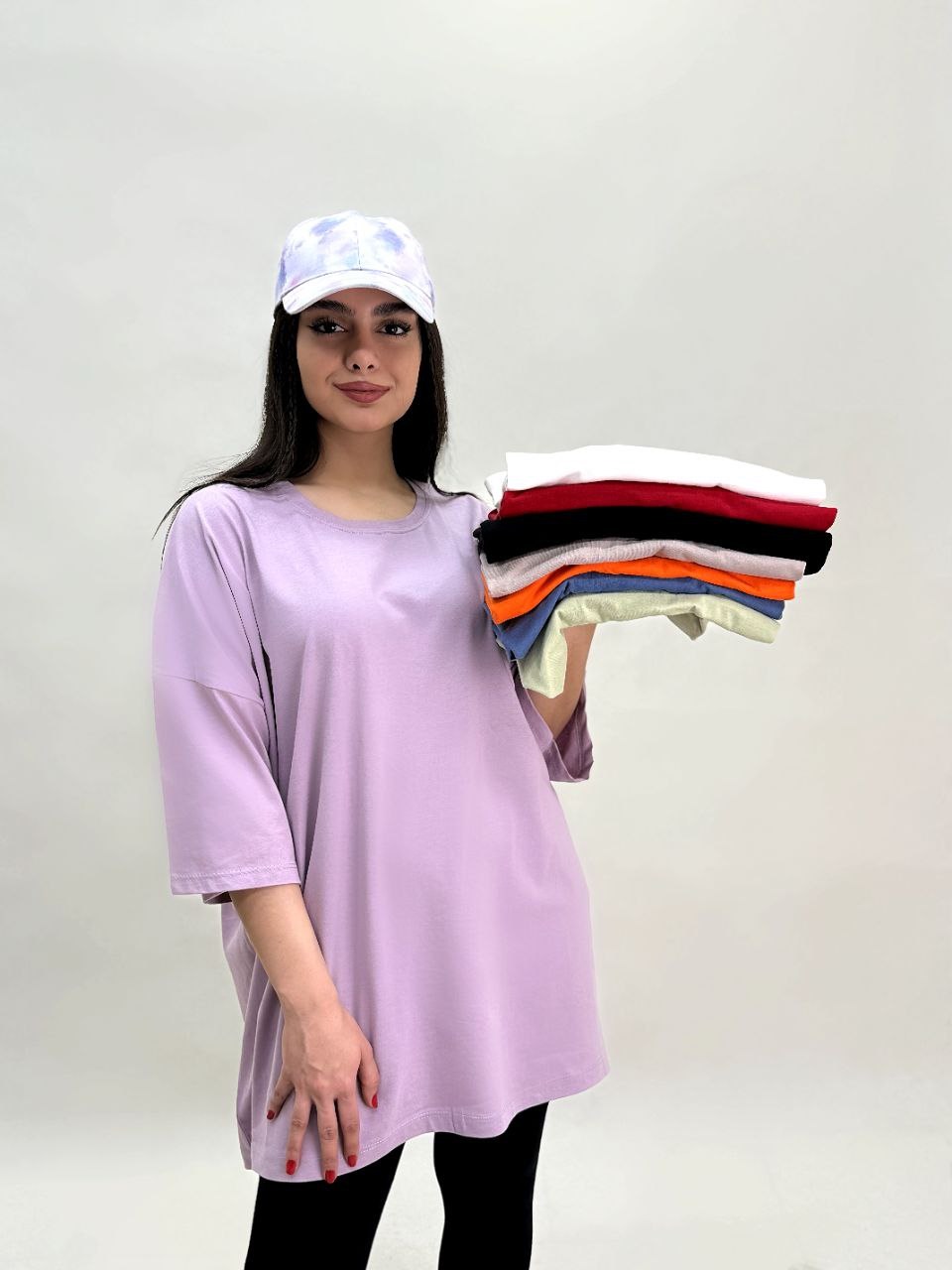تیشرت لانگ زنانه بیسیک