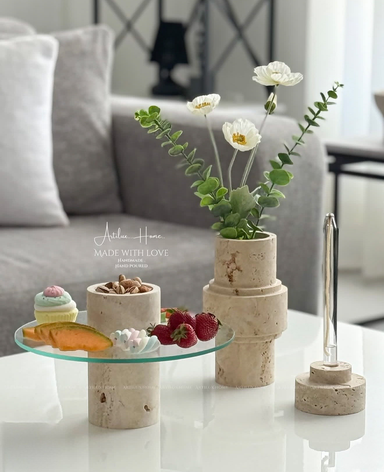 ظروف سنگی تراورتن