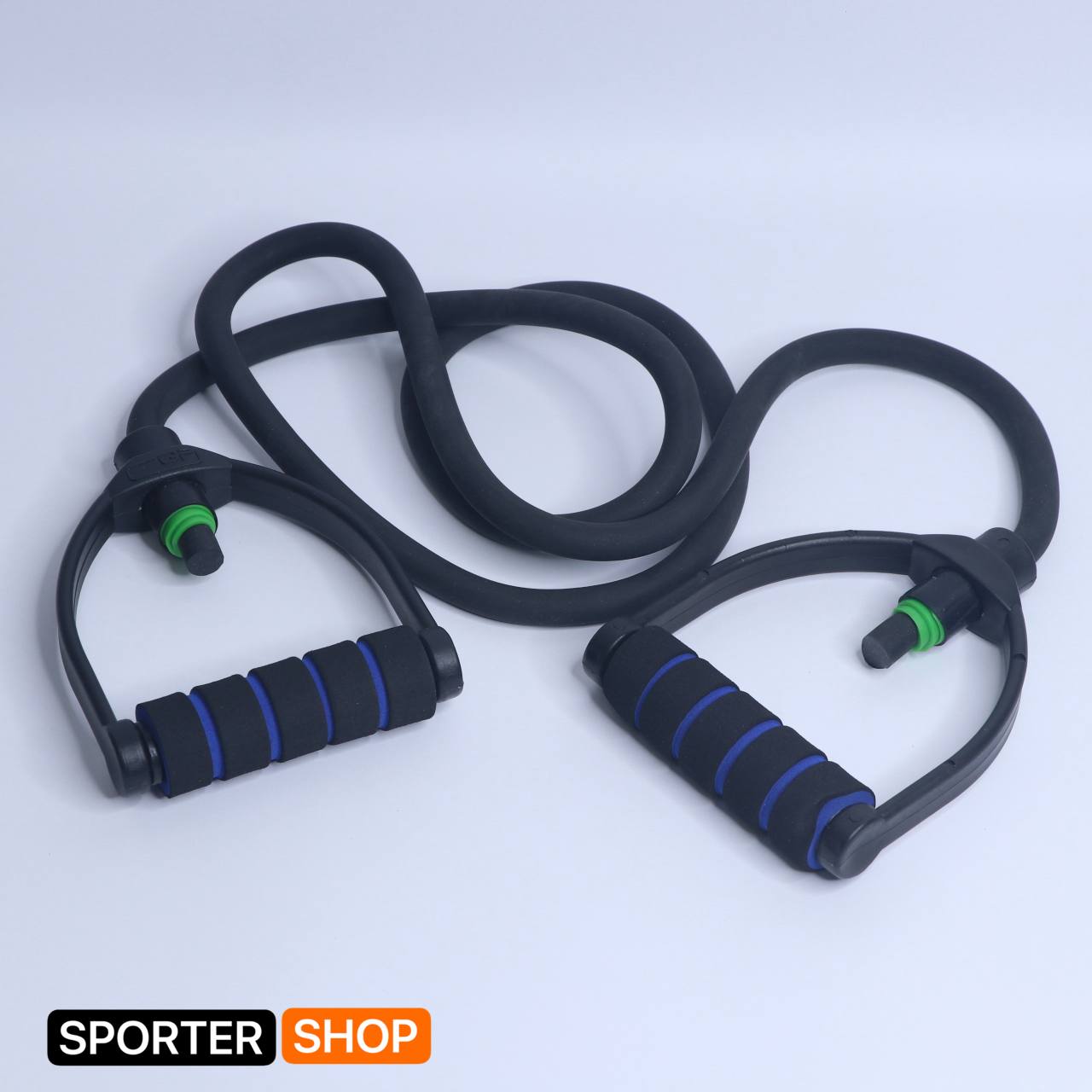 کش بدنسازی دسته دار GYM PRO رنگ مشکی (مقاومت 4)