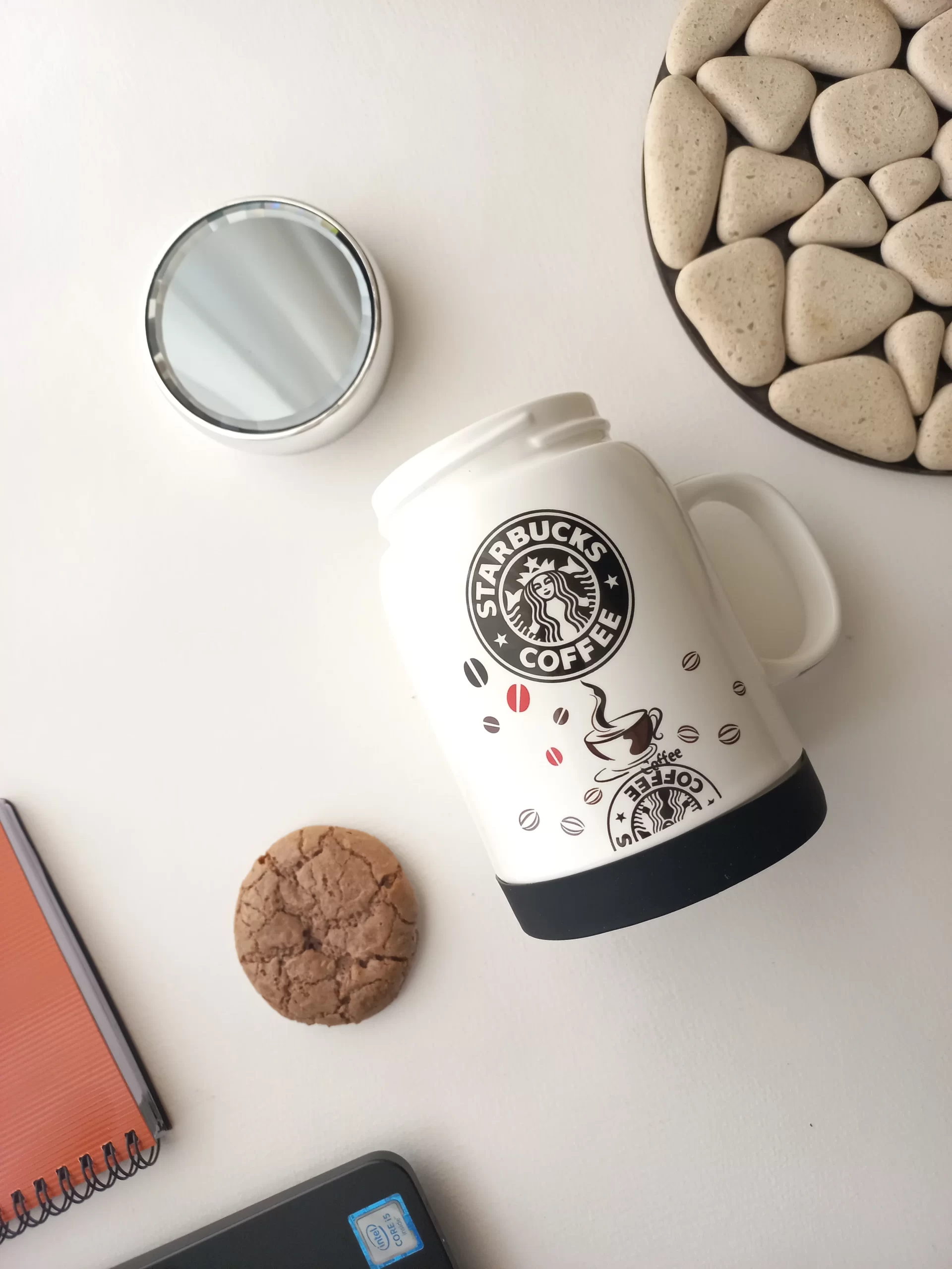 لیوان استارباکس درب آینه ای