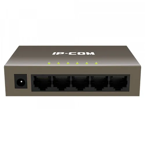 سوئیچ آی پی کام IP-Com F1005 دسکتاپ 5 پورت بدنه فلزی