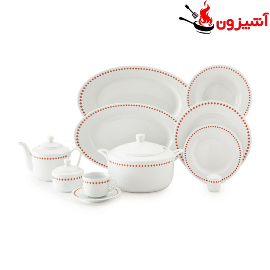 سرویس 102 پارچه 12 نفره طرح رز دایموند