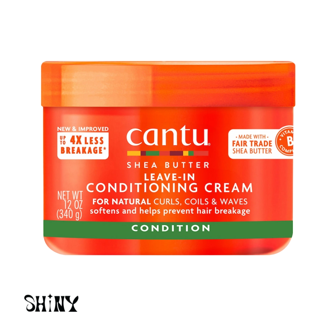 کرم نرم‌کننده بعد حمام شی باتر کنتو Cantu Shea Butter Leave In Conditioning Cream