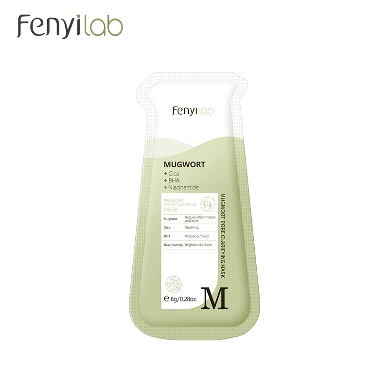 مود ماسک موگوُرت ساشه ای گیاهی از دل طبیعت MUGWORT PORE CLARIFIYING MASK Fenyilab