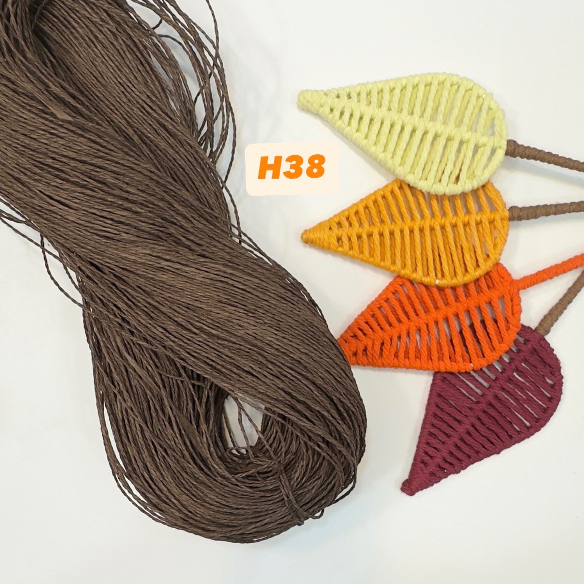 نخ رافیا تابیده H38