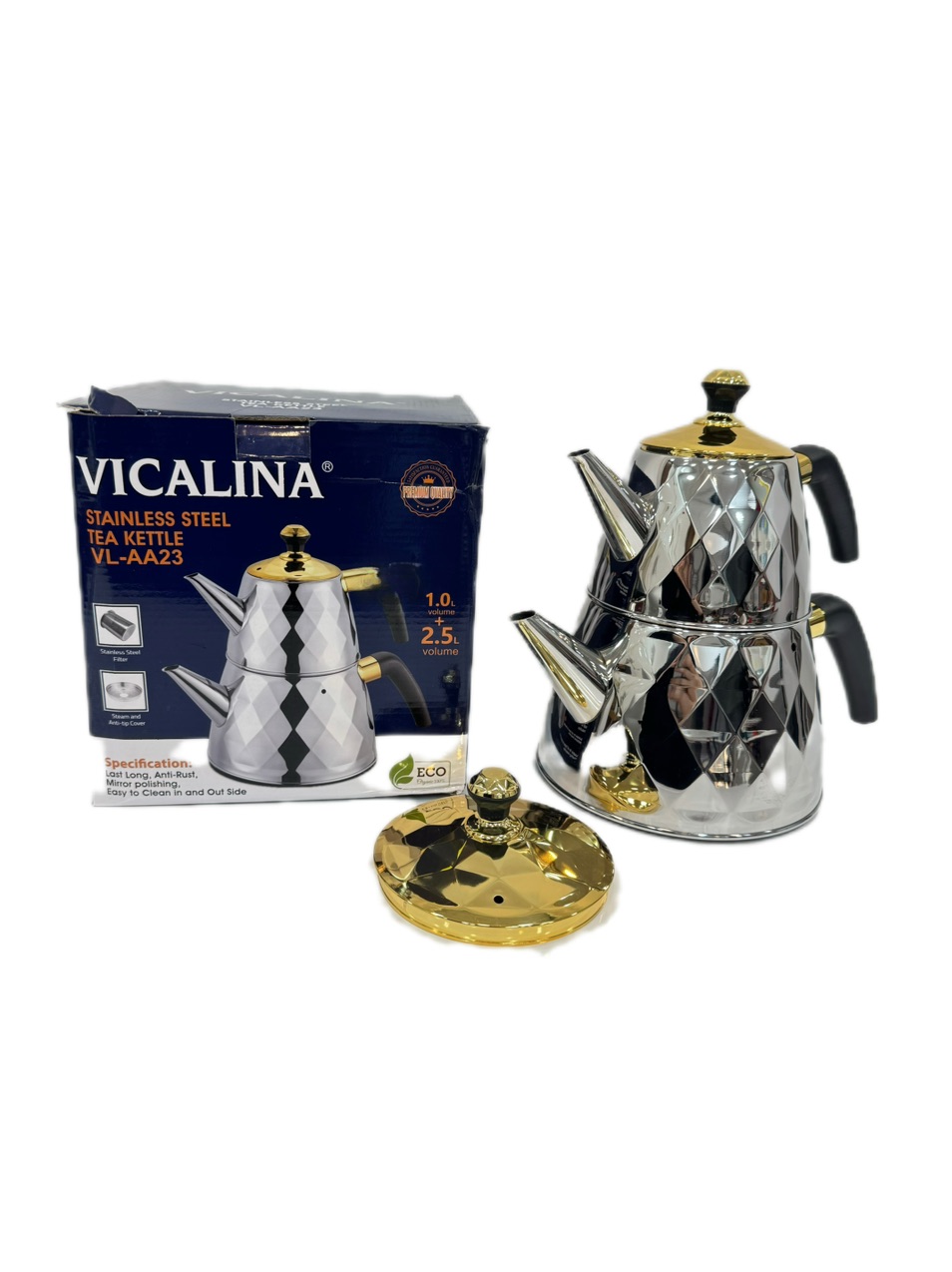 ست کتری قوری ویکالینا مدلVL-AA23