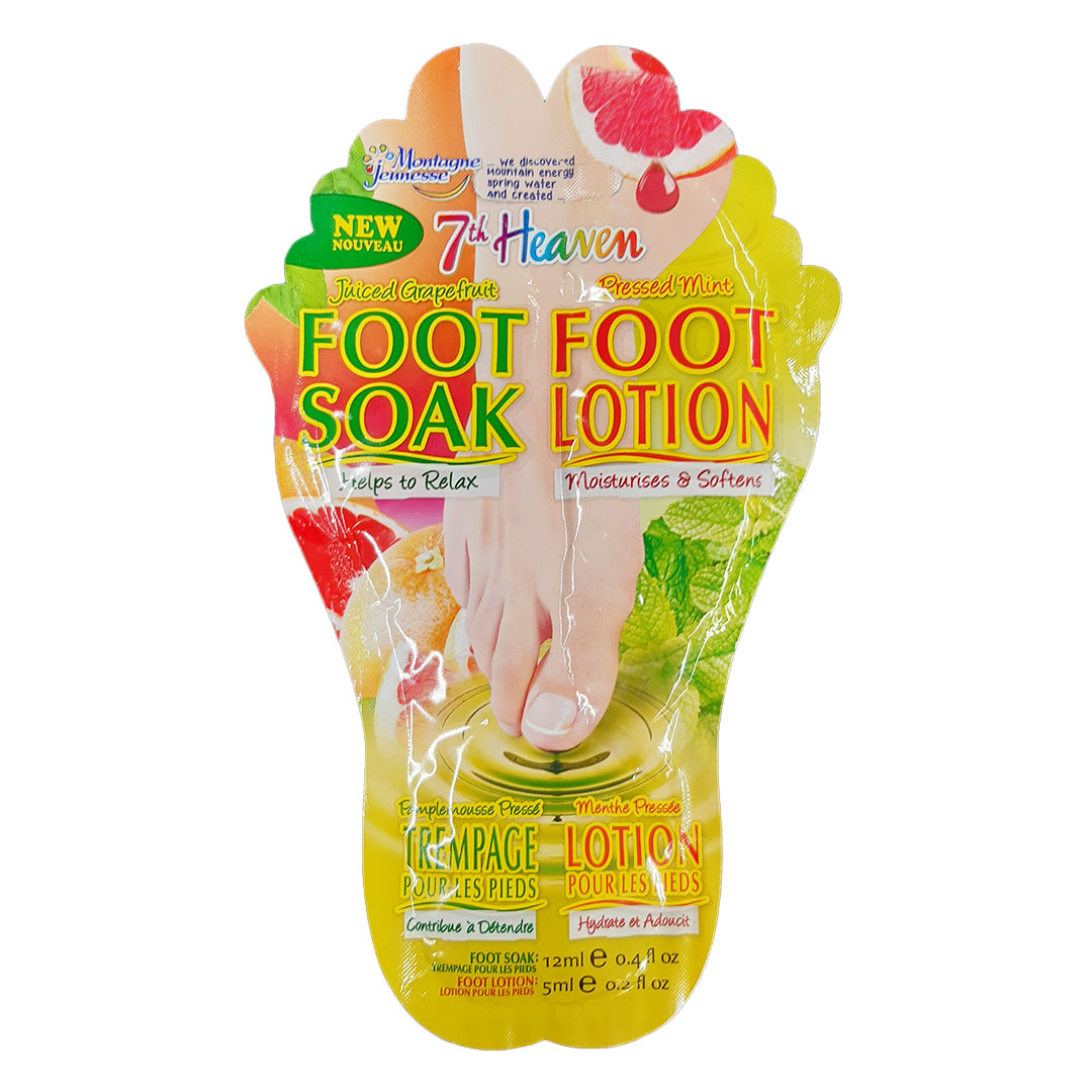 ماسک کرمی پا لوسیون 7th Heaven foot soak foot lotion