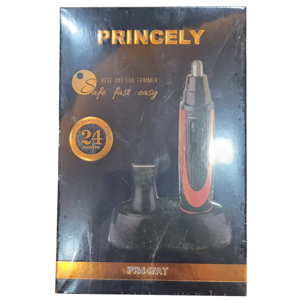 موزن گوش و بینی دوکاره پرنسلی مدل PR447AT (دارای پایه شارژ)