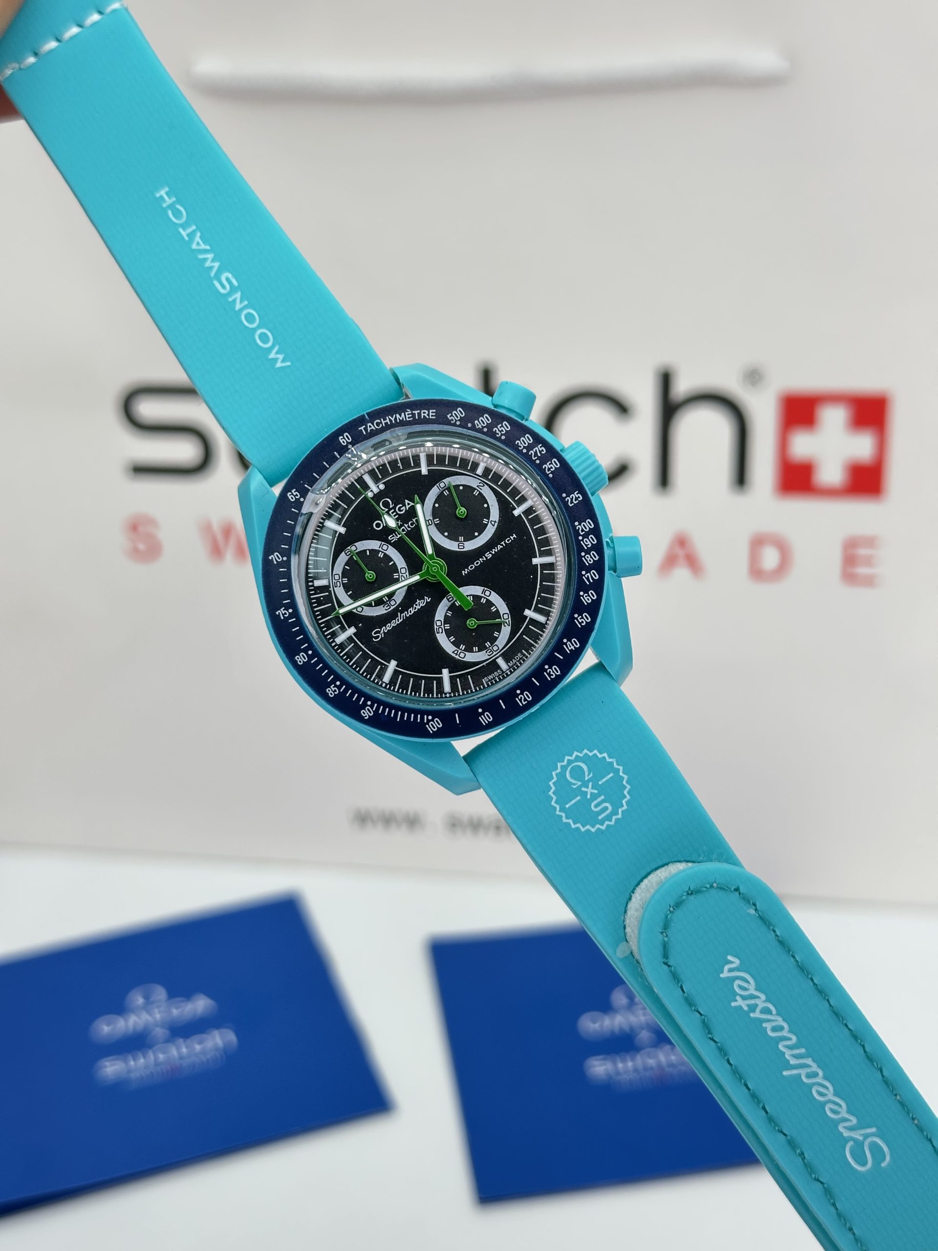 ساعت امگا سواچ مدل OMEGA SWATCH MISSION ON EARTH POLAR LIGHTS(2026)