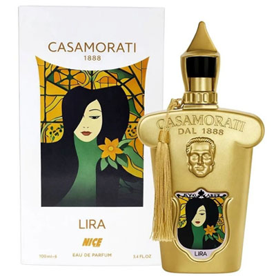 عطر کازاموراتی لیرا از برند نایس پاپت (Lira) حجم 100 میلی لیتر؛ سمفونی جادویی کارامل و مرکبات برای بانوان جسور