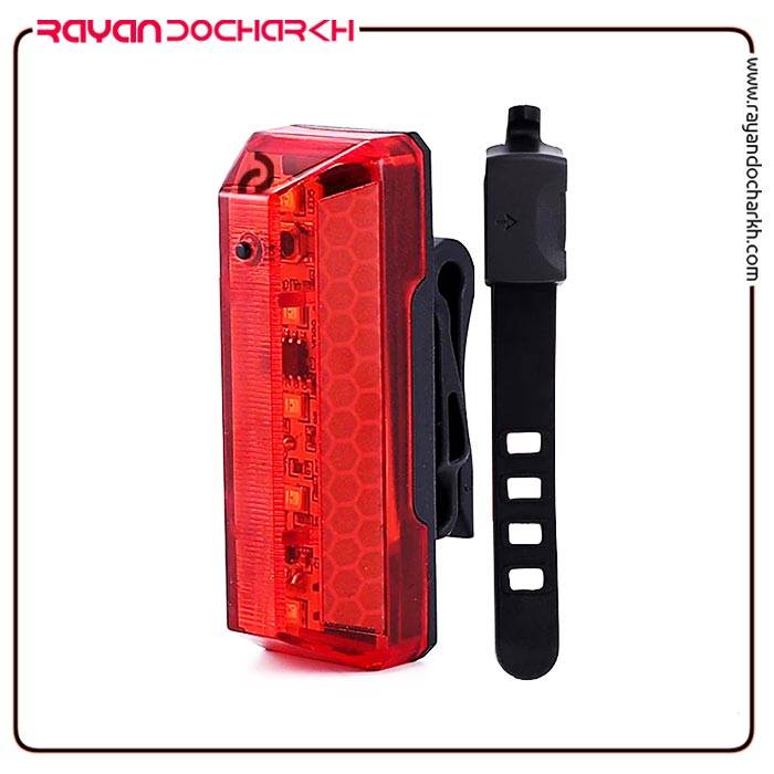 چراغ خطر شارژی دوچرخه ۳۶۰ درجه LED NQY-097