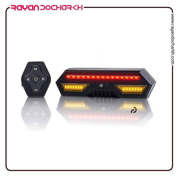 چراغ خطر شارژی دوچرخه راهنما دار وایرلس LP-1801