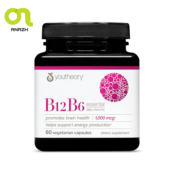 B12B6 یوتئوری 1000 میلیگرم | افزایش انرژی، سلامت اعصاب و خونسازی60 عددی-اناژ