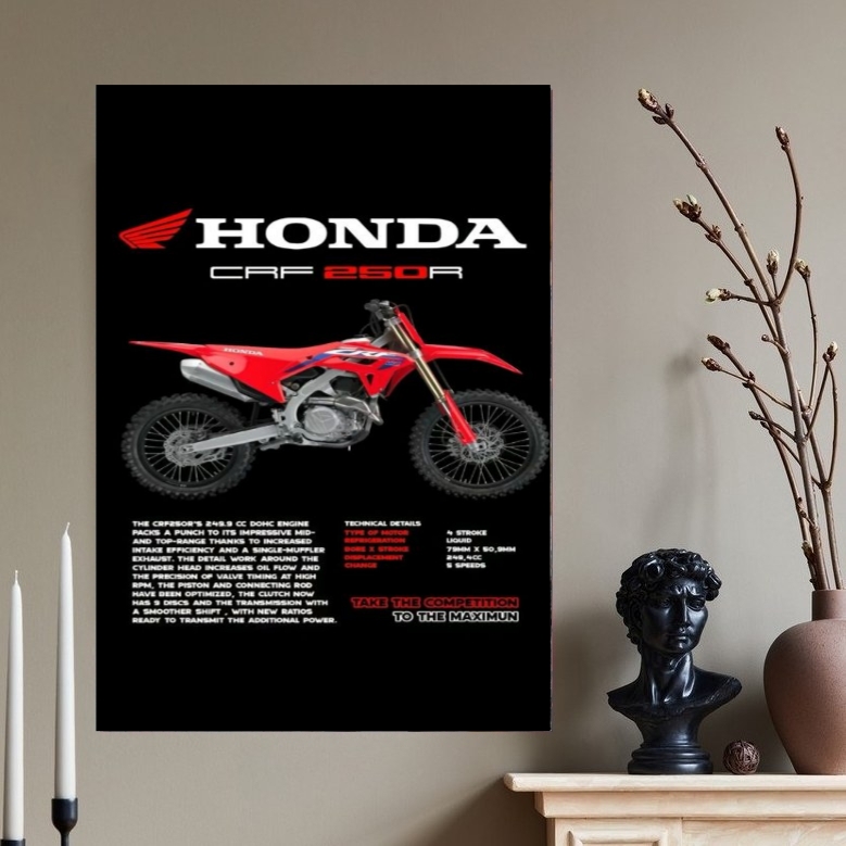 تابلو شاسی هندا crf 250 کد۴۳v