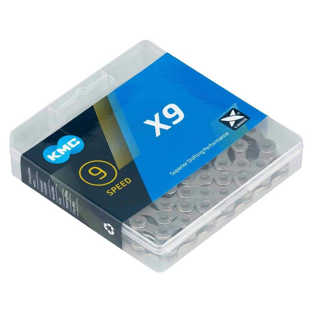 زنجیر ۹ سرعته کا ام سی KMC X9 Sliver