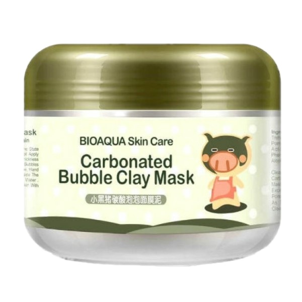 ماسک صورت بایو آکوا مدل Carbonated Bubble Mask حجم 100 میلی لیتر