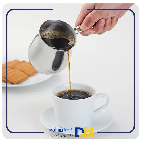 قهوه و شیرجوش استیل۳۰۰و۷۰۰میل ایکیا HÄGRANDE