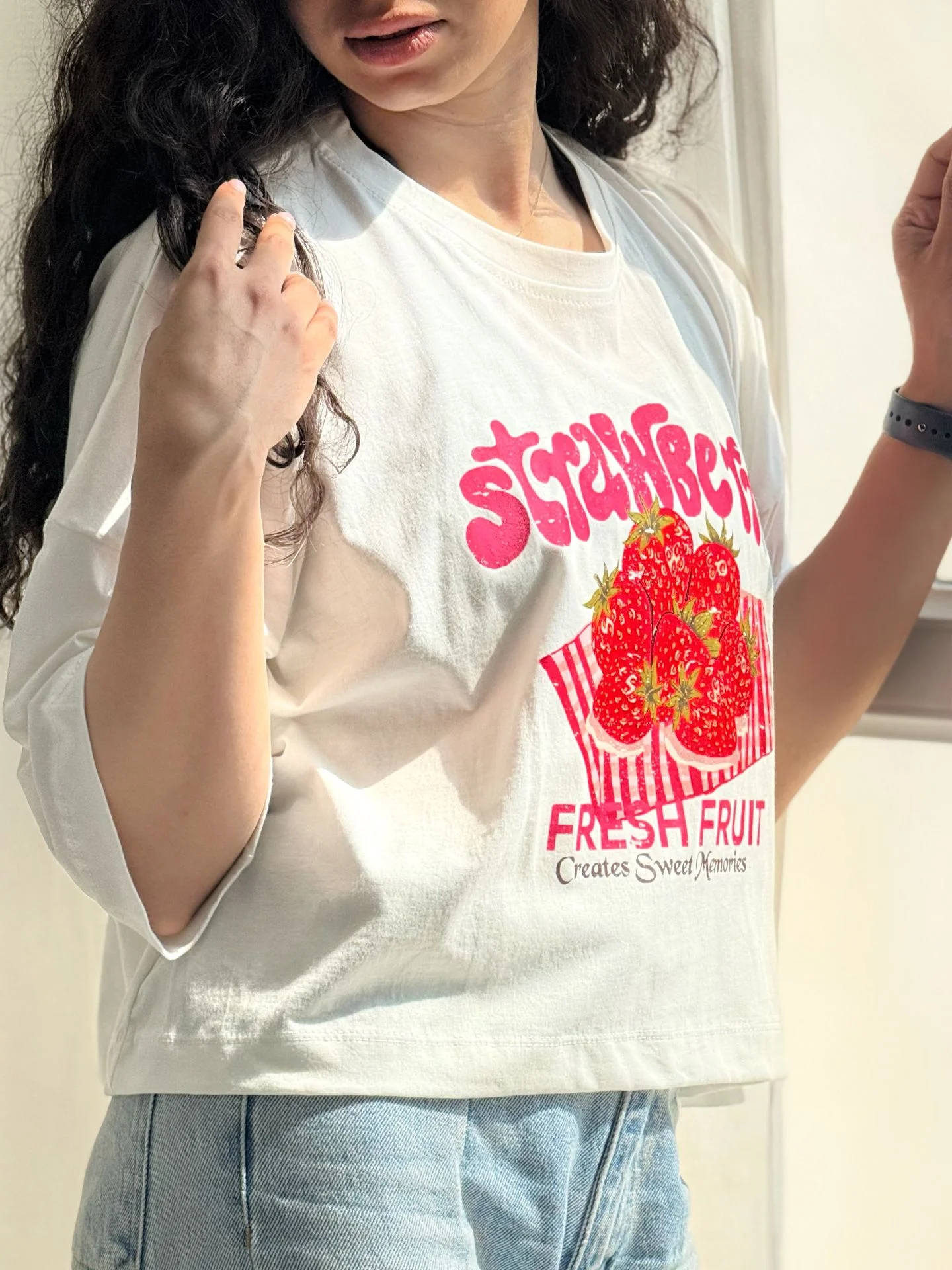 تیشرت باکسی   Strawberry