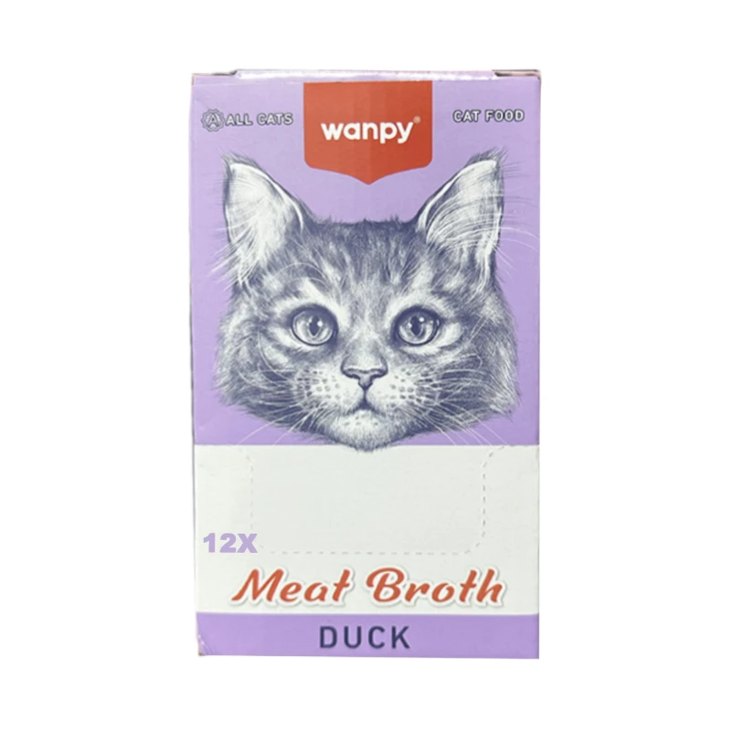 سوپ گربه بالغ ونپی مدل Meat Broth طعم اردک