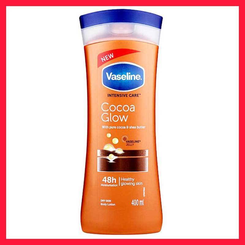 لوسیون بدن وازلین Cocoa Glow حجم 400 میل