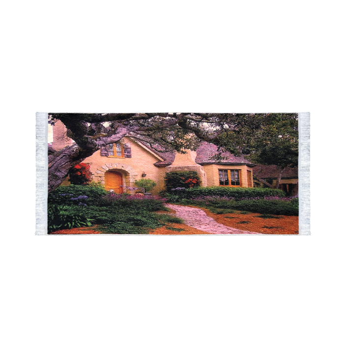 تابلو فرش کلاریس طرح کلبه تنهایی