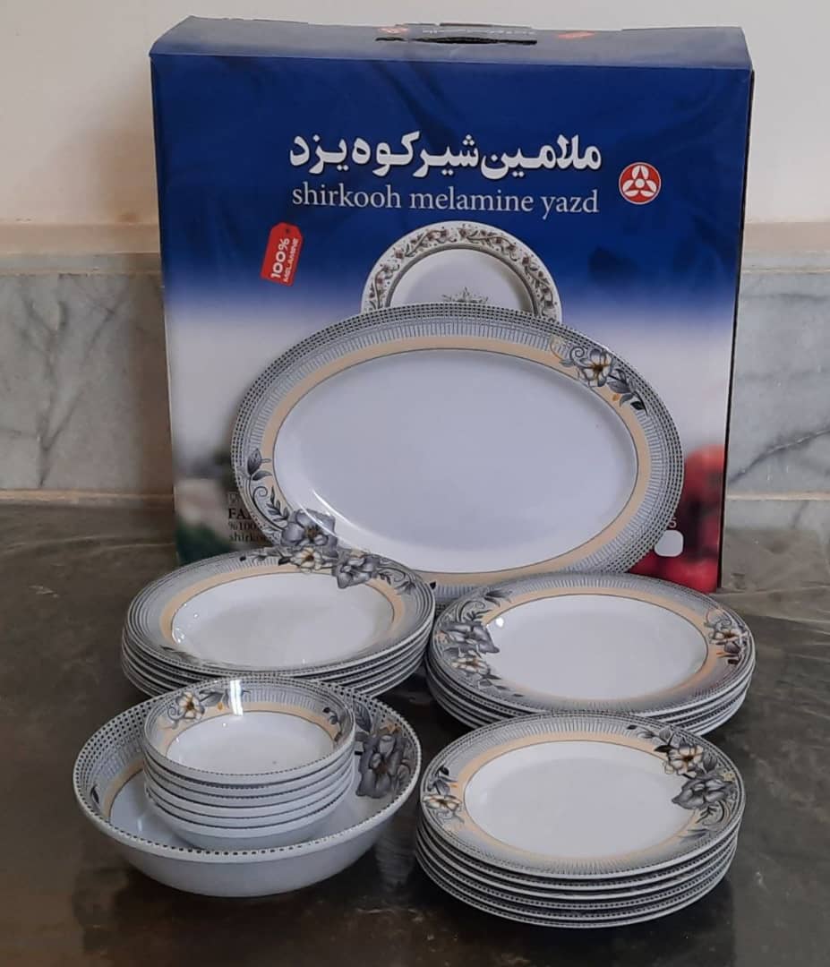 سرویس 6 نفره 26 پارچه گرد طرح حنا