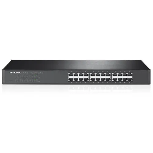 سوییچ 24 پورت مگابیتی و رکمونت تی پی-لینک مدل TL-SF1024