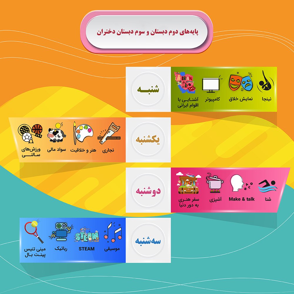 کمپ تابستانه 1405 (دوم و سوم دبستان دخترانه)