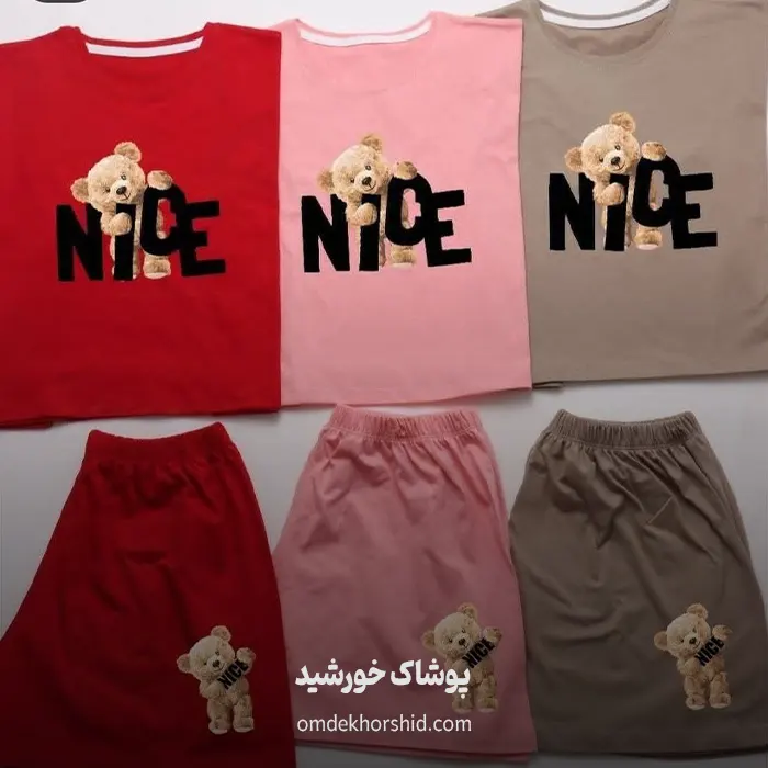 ست کراپ شورتک تدی نایس