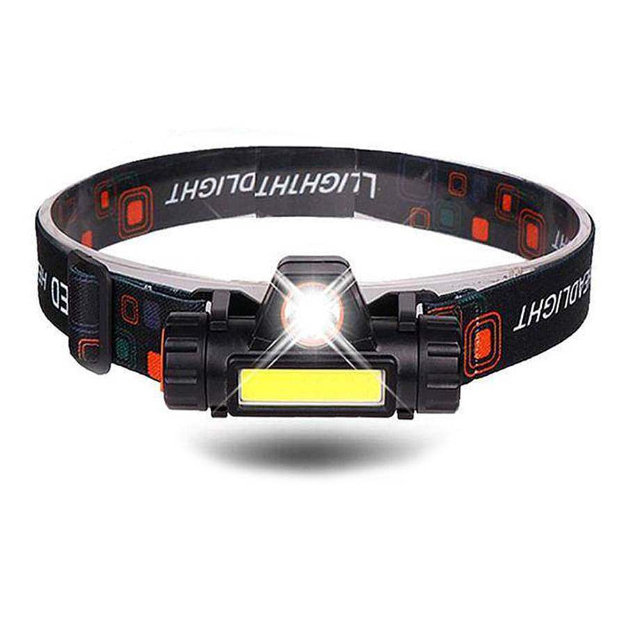 چراغ جلو شارژی هدبند دوچرخه سواری HIGH POWER HEADLAMP