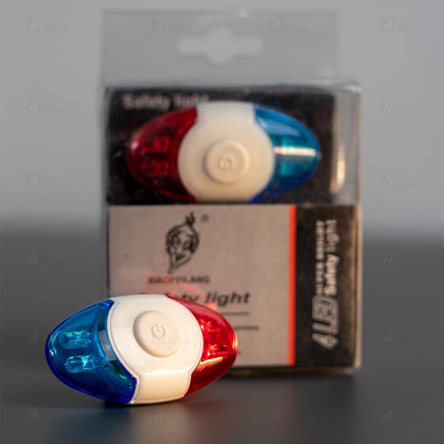 چراغ عقب پلیسی باتری خور دوچرخه LED SAFETY LIGHT