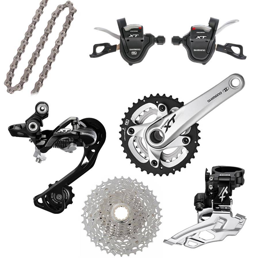 ست دنده 2×10 سرعته شیمانو SHIMANO DEORE XT