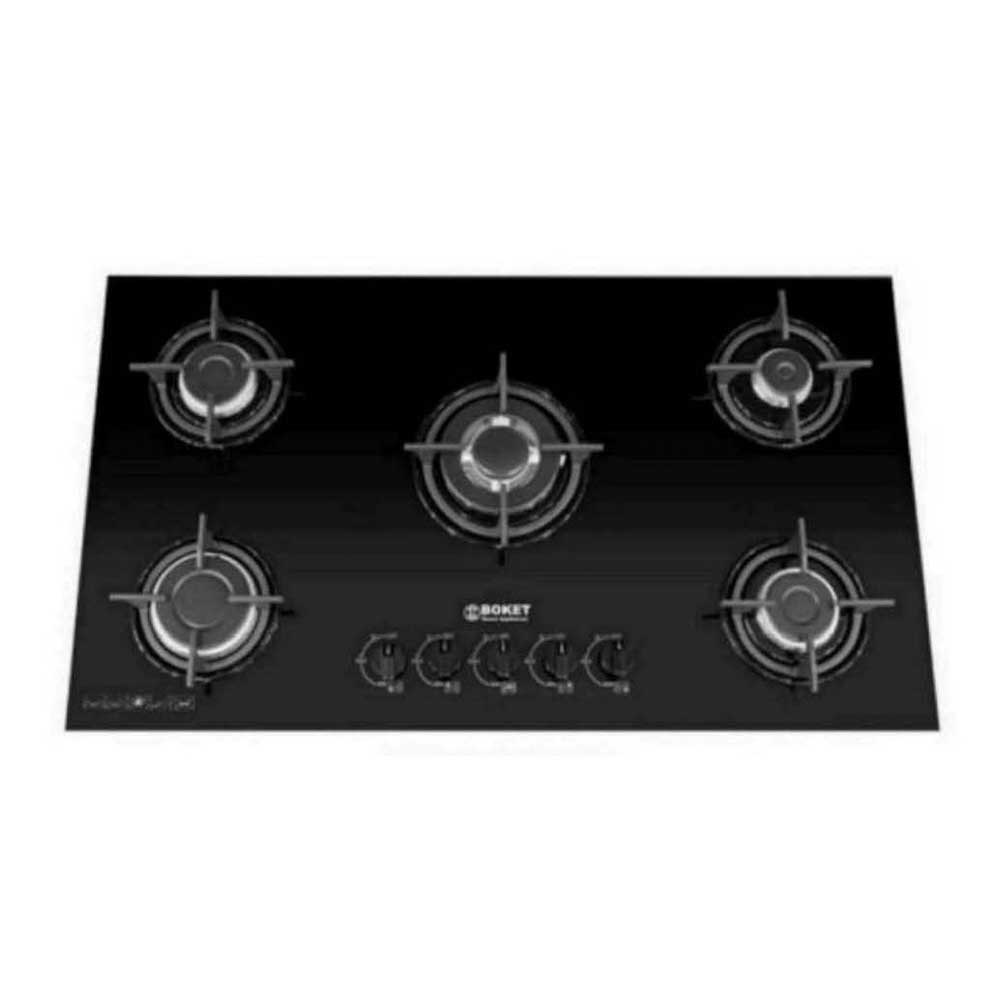 گاز شیشه اى پنج شعله بوکت BG-700