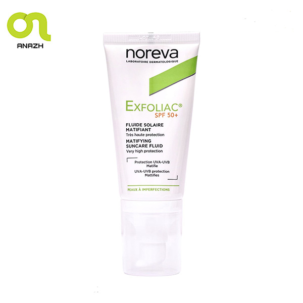 ضدآفتاب فلویید پوست چرب اکسفولیاک EXFOLIAC نوروا noreva-اناژ